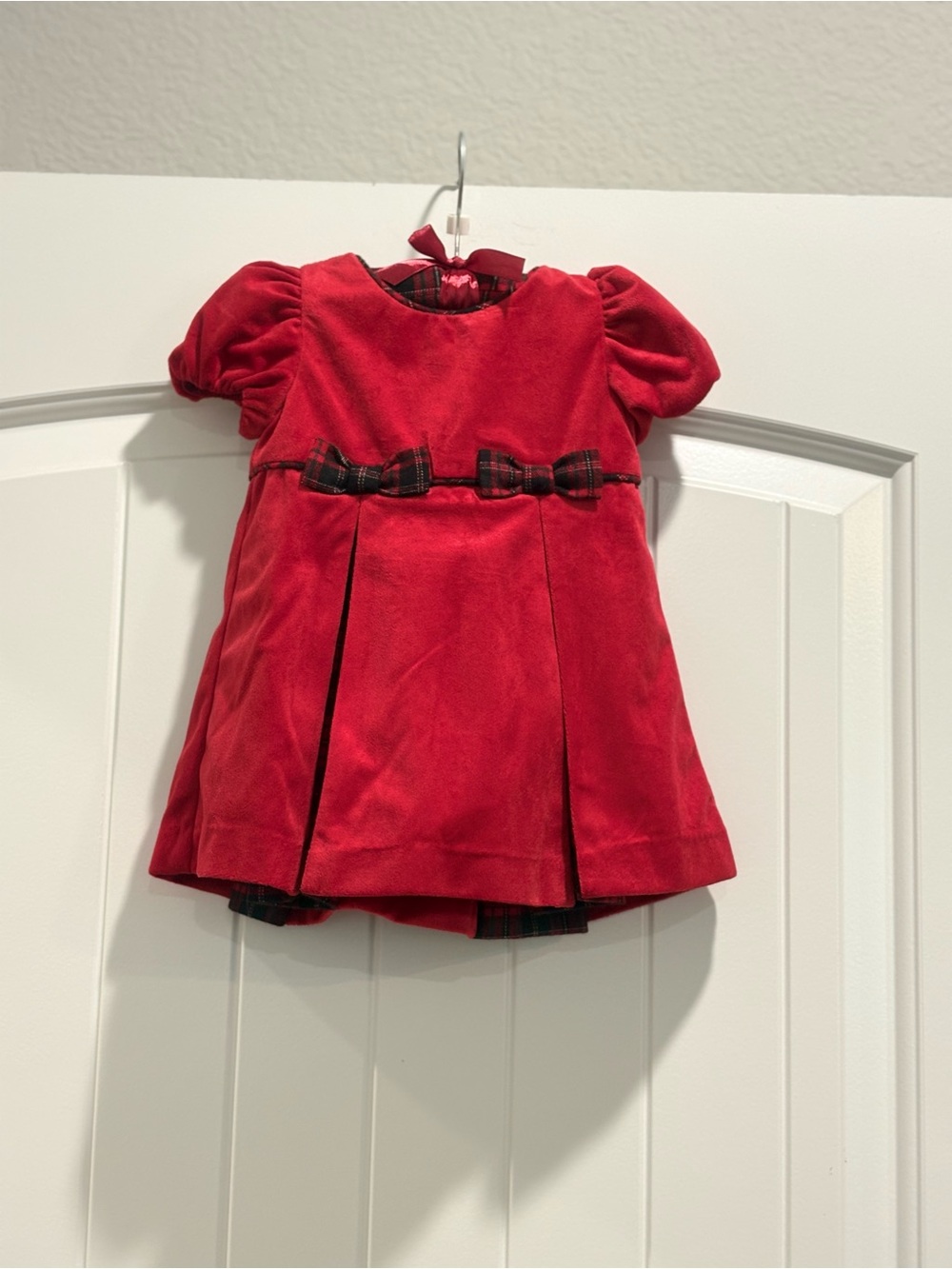 NWT Tommy Bahama Baby Girl Christmas Dress & Matching Shoes Set – 3-6M